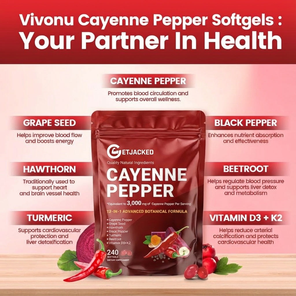 2 Cayenne Pepper Softgels